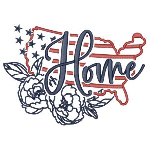 4th of July Embroidery Design