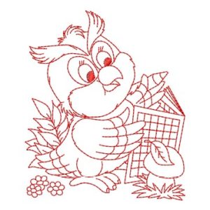 Owl Embroidery Design