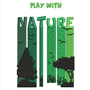Nature Embroidery Design