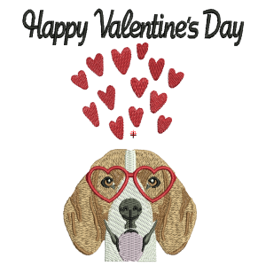 Valentine Embroidery Design