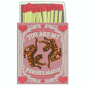 Valentine Embroidery Design