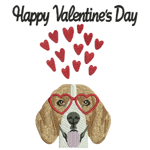 Valentine Embroidery Design