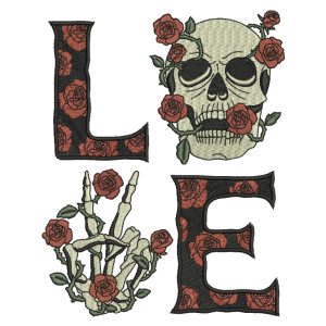 Valentine Embroidery Design