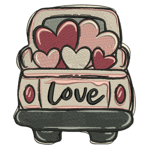 Valentine Embroidery Design