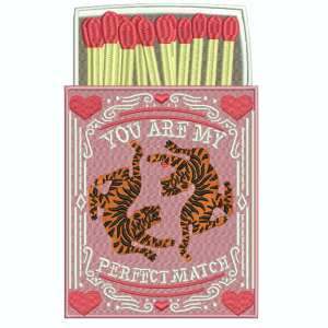 Valentine Embroidery Design