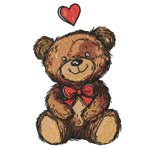 Valentine Embroidery Design