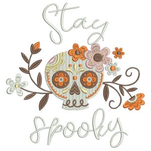 Halloween Embroidery Design