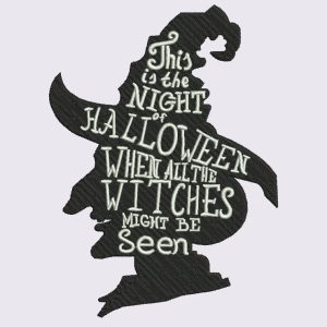 Halloween Embroidery Design