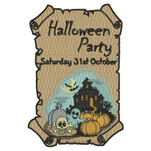 Halloween Embroidery Design