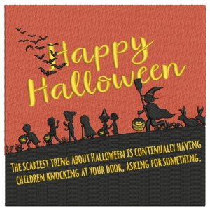 Halloween Embroidery Design