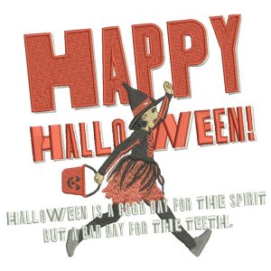 Halloween Embroidery Design