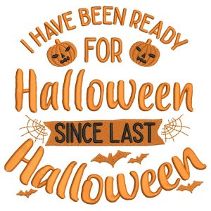 Halloween Embroidery Design