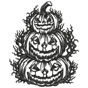 Halloween Embroidery Design