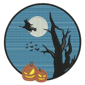 Halloween Embroidery Design