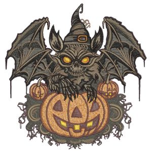 Halloween Embroidery Design